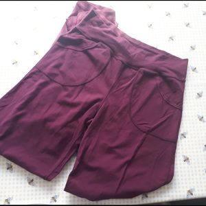 Lululemon Maroon Yoga Pants
